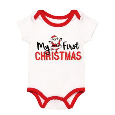 my first holiday baby clothes