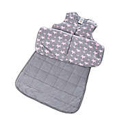 Gunapod&reg;  Small Adjustable Wearable Blanket with WONDERZiP&reg; in Grey/Pink Stars