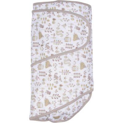 Miracle Blanket&reg; Foxes Friends Swaddle in Grey