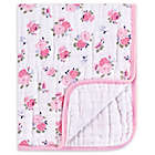 Alternate image 0 for Luvable Friends&reg; Floral Muslin Tranquility Blanket in Pink