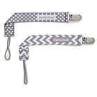 Alternate image 0 for BooginHead&reg; PaciGrip 2-Pack Pacifier Straps in Chevron/Dot
