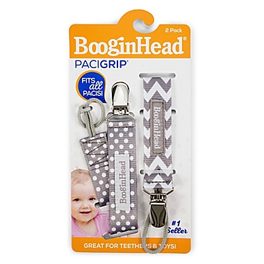 BooginHead&reg; PaciGrip 2-Pack Pacifier Straps. View a larger version of this product image.