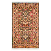 Unique Loom Larkspur Heritage 3&#39;3&quot; x 5&#39; Powerloomed Accent Rug in Light Brown