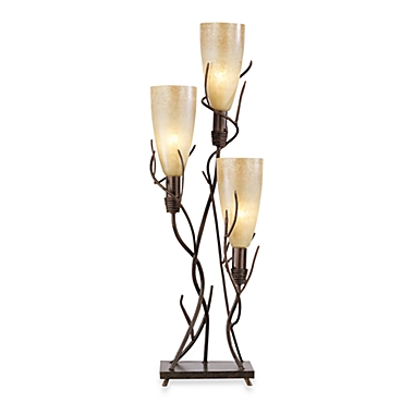 Pacific Coast Lighting&reg; El Dorado 3-Light Uplight in Metal with Madera Rust Finish. View a larger version of this product image.