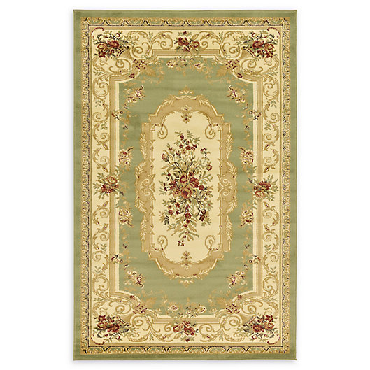 Alternate image 1 for Unique Loom Henry Versailles 5' x 8' Area Rug in Green