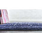 Alternate image 2 for Unique Loom Jennifer Del Mar 2&#39; x 6&#39; Powerloomed Runner in Blue
