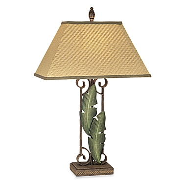 Pacific Coast Lighting&reg;  Banana Leaves Table Lamp. View a larger version of this product image.