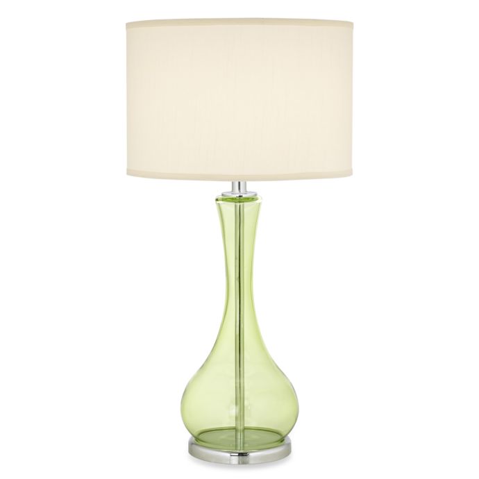 Pacific Coast Lighting® The Appletini Green Glass Table Lamp | Bed Bath