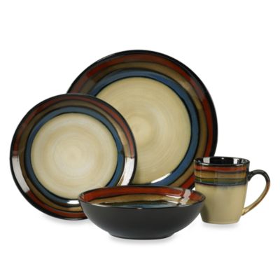 Pfaltzgraff® Galaxy Red 16-Piece Dinnerware Set