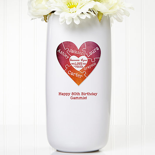 Alternate image 1 for We Love You To Pieces Ceramic Vase