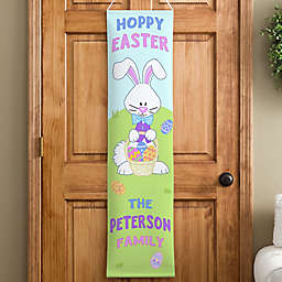 Personalized Hoppy Easter Door Banner