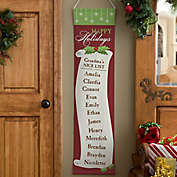 Personalized Christmas Nice List Door Banner