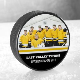 My Team Hockey Puck