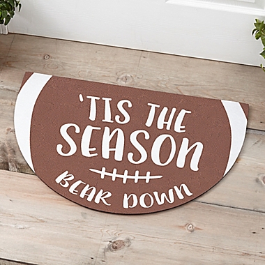 Football Season Half Round Doormat. View a larger version of this product image.