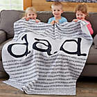 Alternate image 1 for Our Special Guy 60-Inch x 80-Inch Fleece Blanket