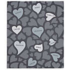 Alternate image 3 for Loving Hearts 50-Inch x 60-Inch Fleece Blanket