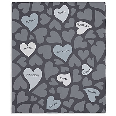 Loving Hearts 50-Inch x 60-Inch Fleece Blanket. View a larger version of this product image.