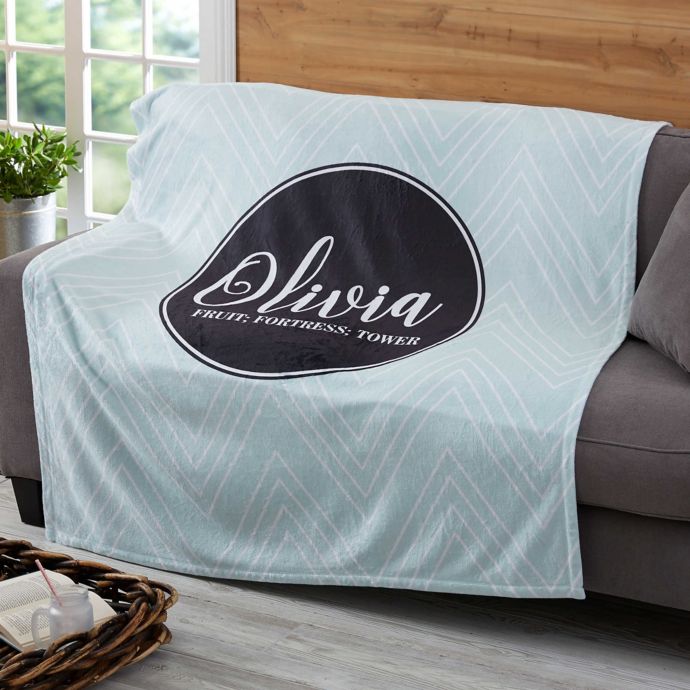 patterned-name-meaning-fleece-blanket-bed-bath-beyond