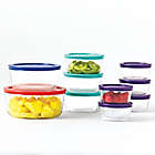 Alternate image 0 for Pyrex&reg; 20-Piece Multicolor Food Storage Set