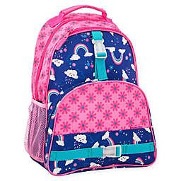 Stephen Joseph® Rainbow Print Backpack in Pink