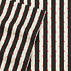 Alternate image 1 for Betsey Johnson&reg; Wonderland Stripe Queen Sheet Set in Black