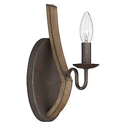 Quoizel® Shire Wall Sconce in Rustic Black