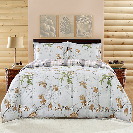 Realtree Camouflage Comforter Set, Grey Camouflage Bedding Set