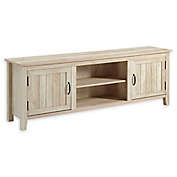 Forest Gate&trade; Sage 70-Inch TV Console with Beadboard Doors in White Oak