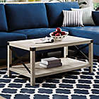 Alternate image 1 for Forest Gate Wheatland Modern Farmhouse Accent Coffee Table in White Oak