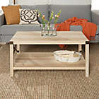Alternate image 5 for Forest Gate Wheatland Modern Farmhouse Accent Coffee Table in White Oak