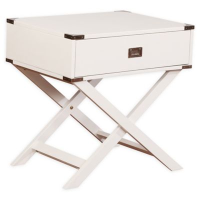 Linon Homelinon Home Peggy X Base Accent Table In White Dailymail