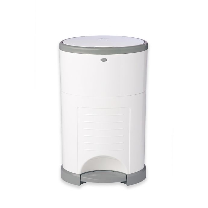 Dékor® Plus HandsFree Diaper Pail in White with Refill buybuy BABY