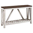 Alternate image 0 for Forest Gate&trade; Charlotte Console Table in White Oak
