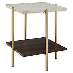Forest Gate 20" Giselle Mid-Century Modern Square Side Table
