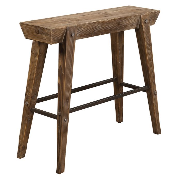 Uttermost Hayes Wooden Console Table | Bed Bath & Beyond