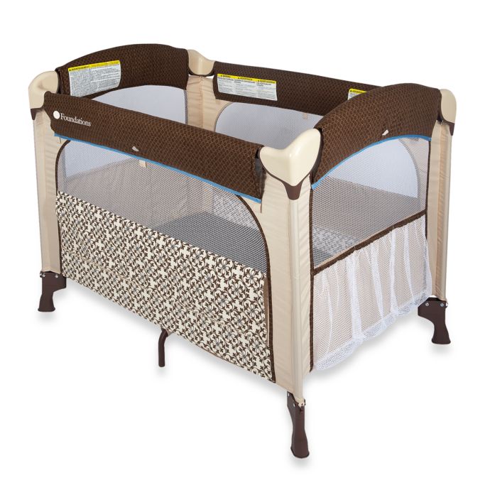 Foundations Elite Portable Crib Verano Buybuy Baby