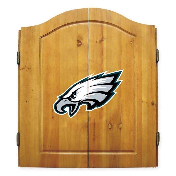 Nfl Philadelphia Eagles Dartboard And Cabinet Set Bed Bath