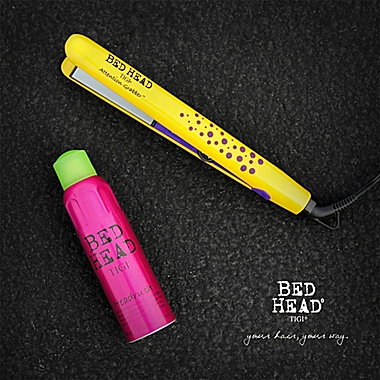 Bed Head&reg; Attention Grabber 1-Inch Ceramic Flat Iron in Yellow. View a larger version of this product image.
