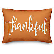 Thankful &amp; Blessed Oblong Throw Pillow