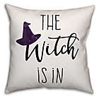 Alternate image 0 for Designs Direct Halloween The Witch Is In Square Throw Pillow