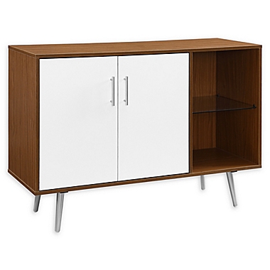 Forest Gate 44&quot; Selena Mid-Century Modern Buffet Storage Console in Acorn. View a larger version of this product image.