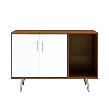 Forest Gate 44&quot; Selena Mid-Century Modern Buffet Storage Console in Acorn. View a larger version of this product image.