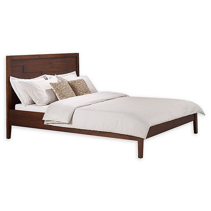 Diana Distressed Solid Wood Platform, Diana Queen Upholstered Bed
