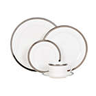 Alternate image 0 for Nevaeh&reg; White by Fitz and Floyd&reg; Grand Rim Platinum 5-Piece Place Setting