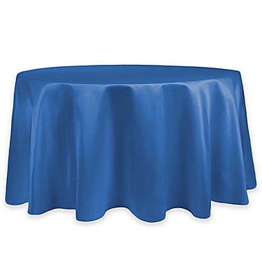 Ultimate Textile Duchess Lamour Satin Round Tablecloth. View a larger version of this product image.