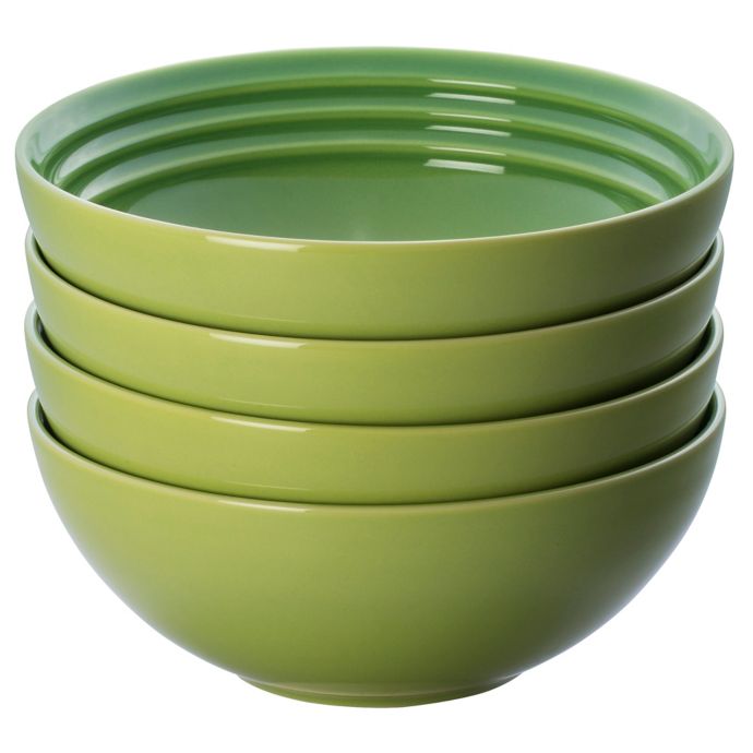 Le Creuset® Soup/Cereal Bowls in Palm (Set of 4) Bed Bath & Beyond