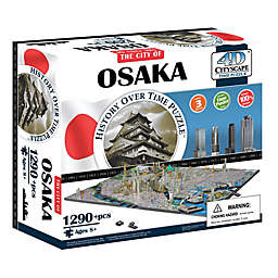 4D Cityscape Time Puzzle - Osaka, Japan