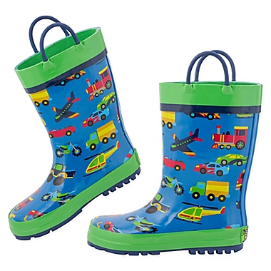 Stephen Joseph&reg; Size 9 Transportation Rain Boot. View a larger version of this product image.