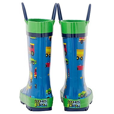 Stephen Joseph&reg; Size 9 Transportation Rain Boot. View a larger version of this product image.
