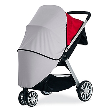 BRITAX&reg; B-Lively Sun and Bug Cover in Grey. View a larger version of this product image.